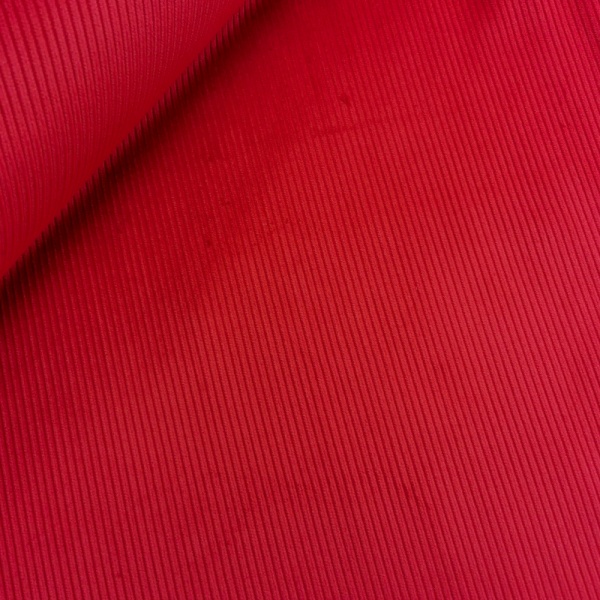 Corduroy Cotton 8 Wale - Red